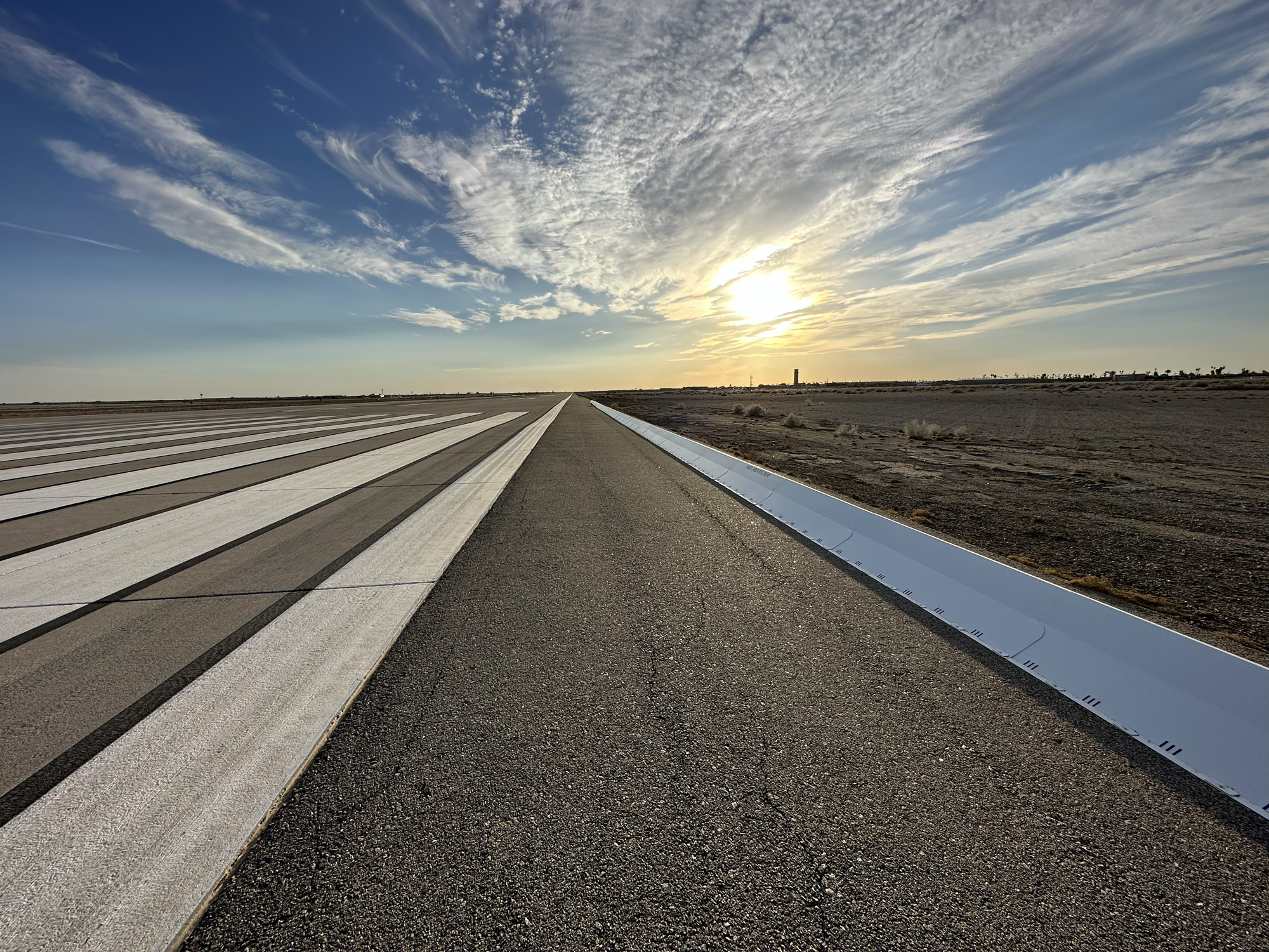 Yuma military installation FOD barrier