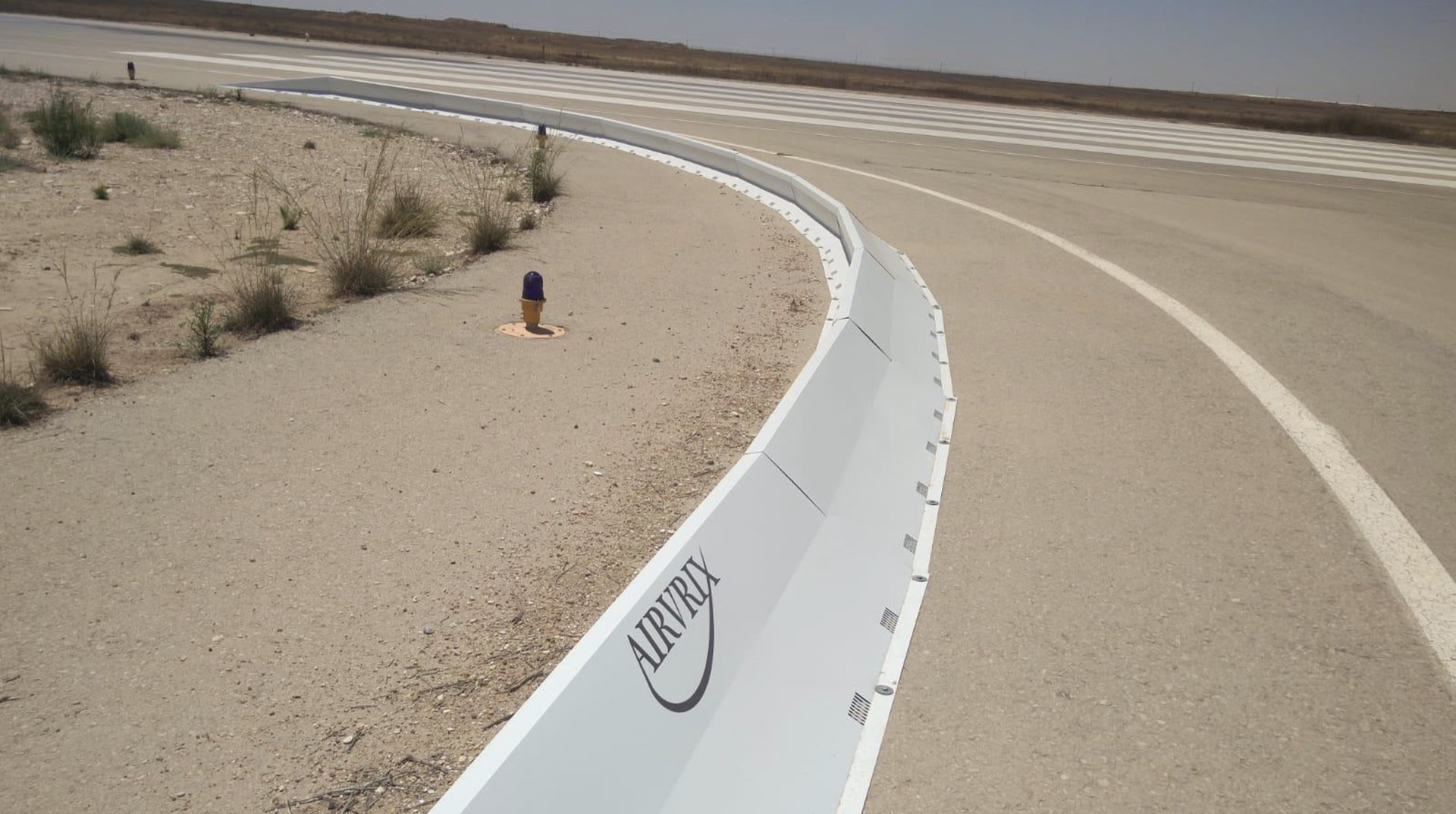 Combat airbase FOD prevention system protecting military aircraft from runway debris