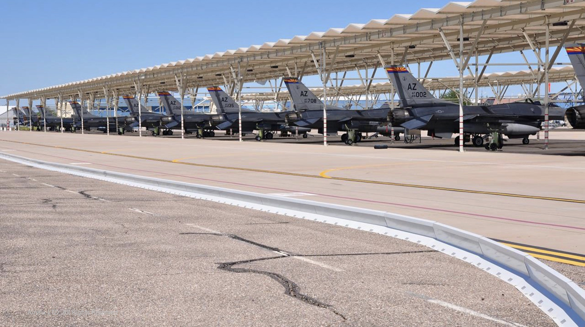 Combat airbase FOD prevention system protecting military aircraft from runway debris